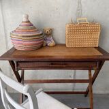 Bureau coiffeuse sur tréteau