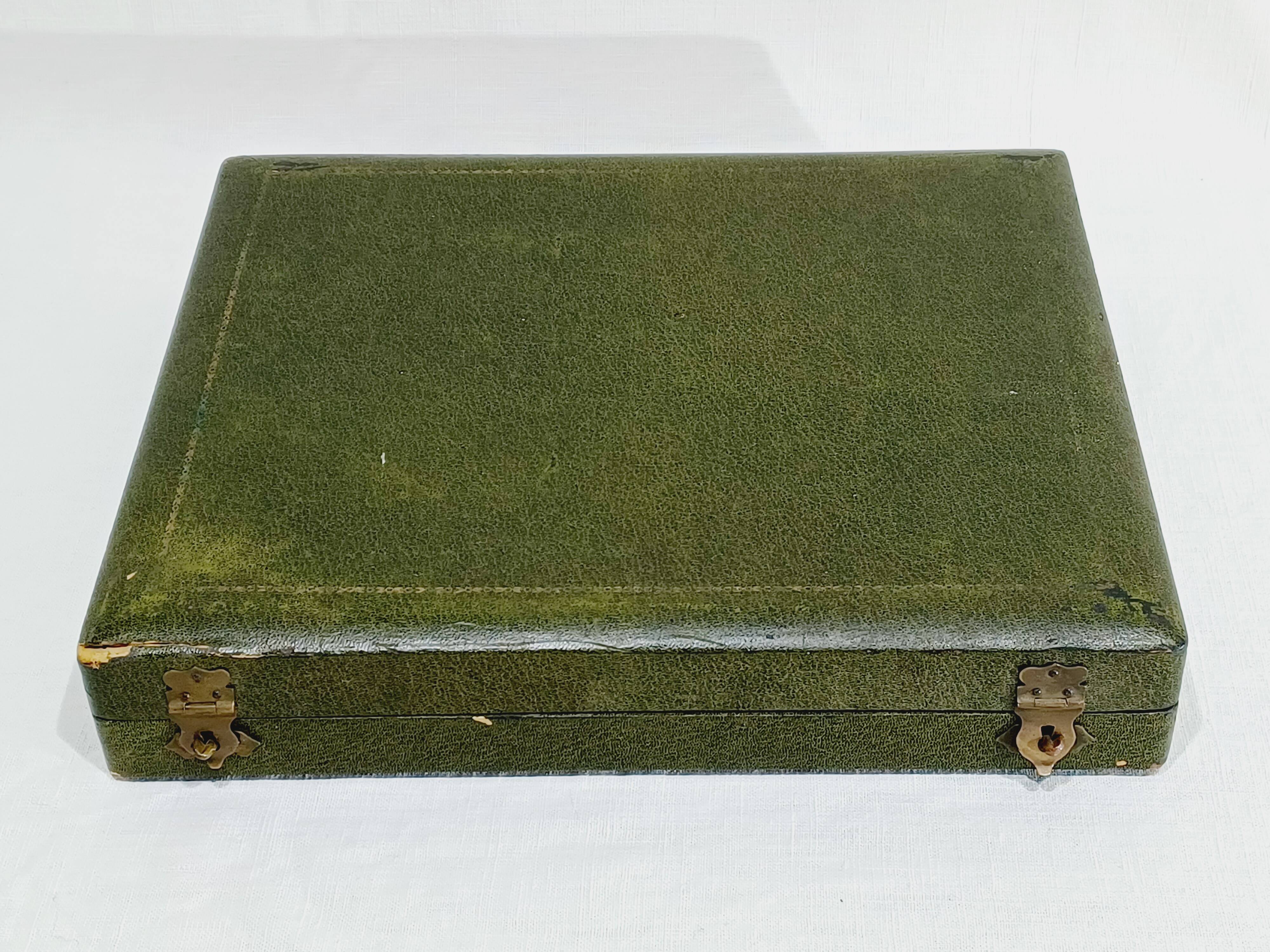 Christofle – 12-piece silver-plated fish cutlery set