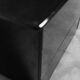 Commode en bois laqué noir des années 70