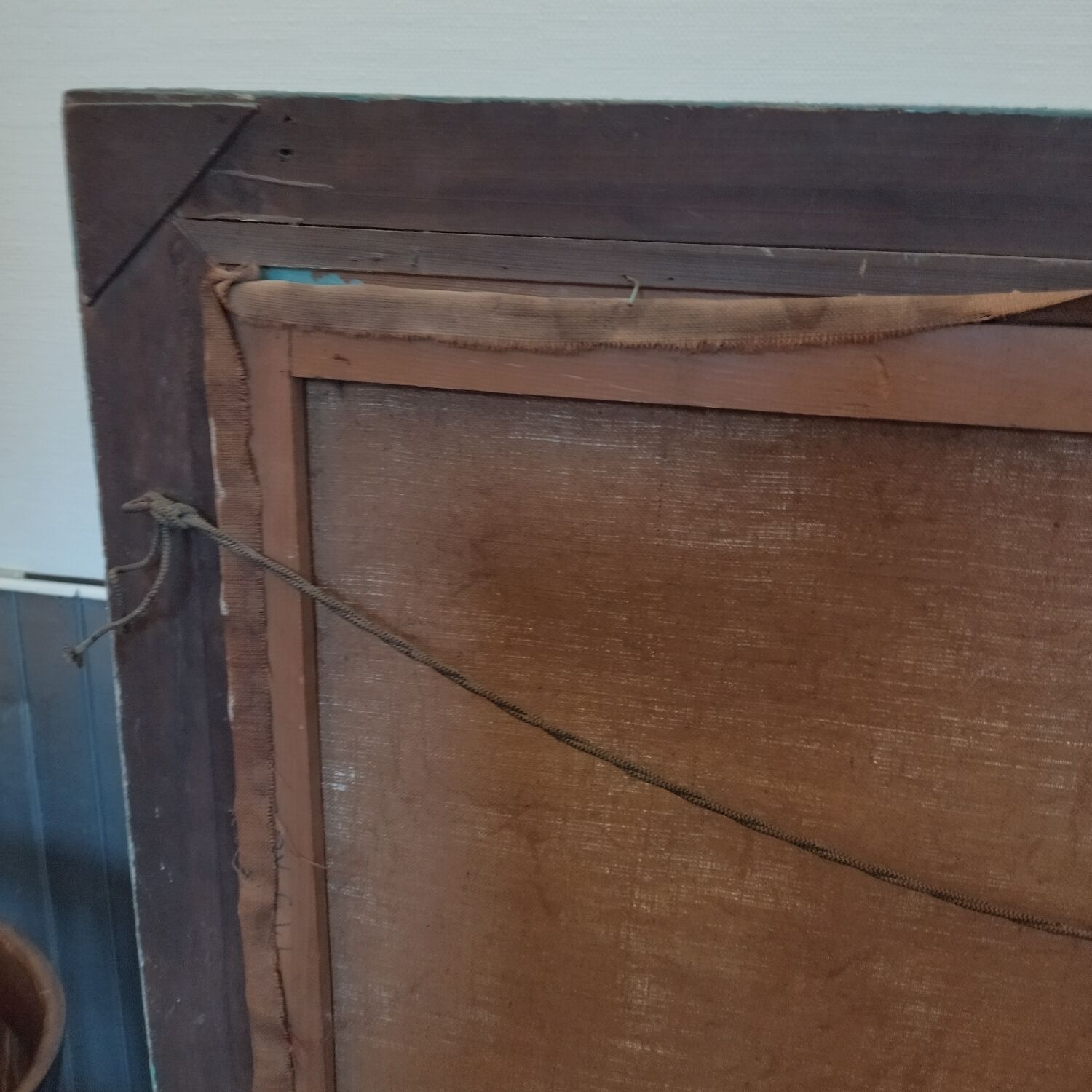 Old painting 76/130 oil on canvas signed Milcent Thorailler