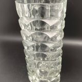 Square glass vase