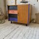 Meuble commode colorée années 60