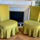 Fauteuils velours