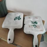 Set of two Robert Picault snail pans