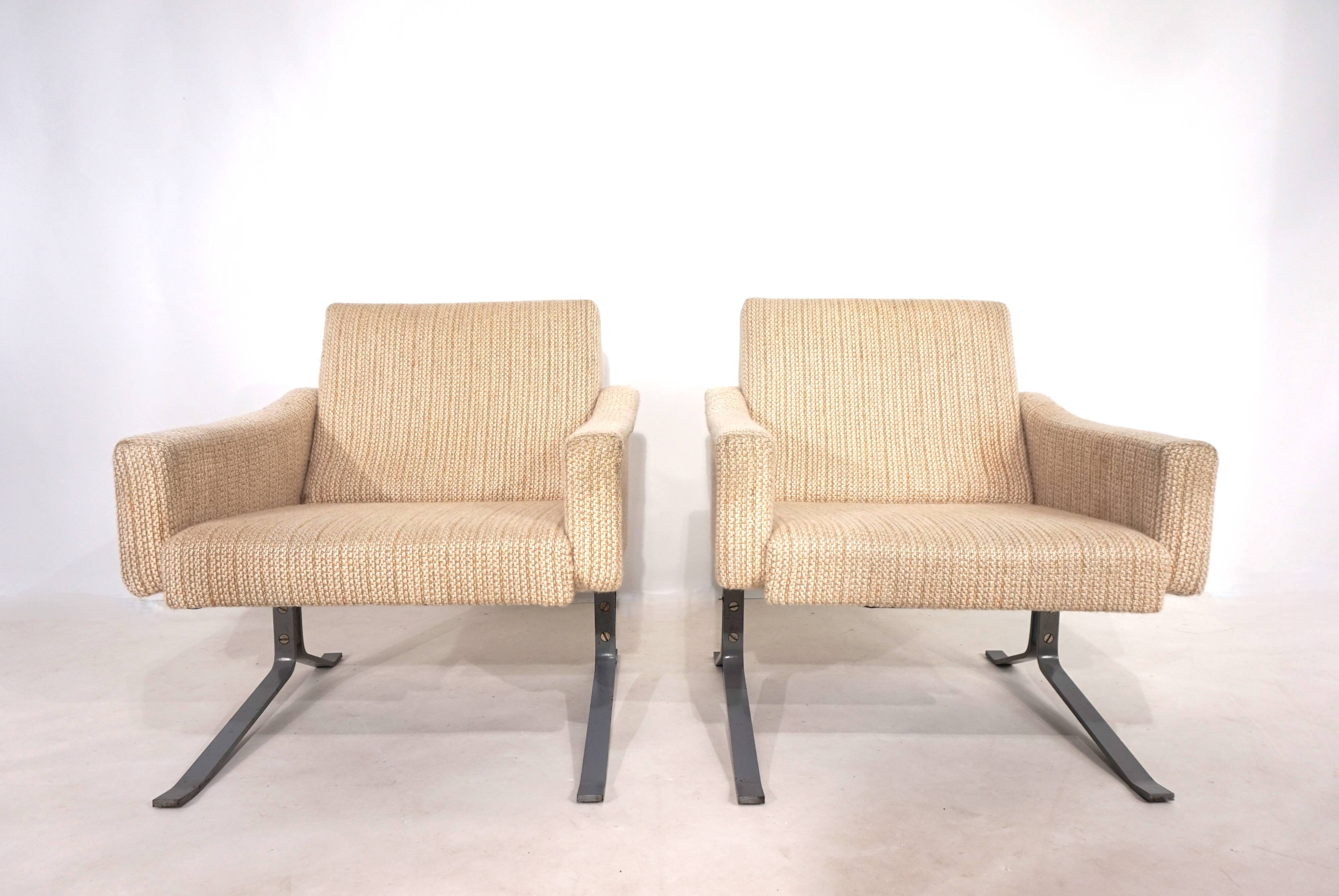 Ensemble de deux chaises longues cantilever Röhl, 1960