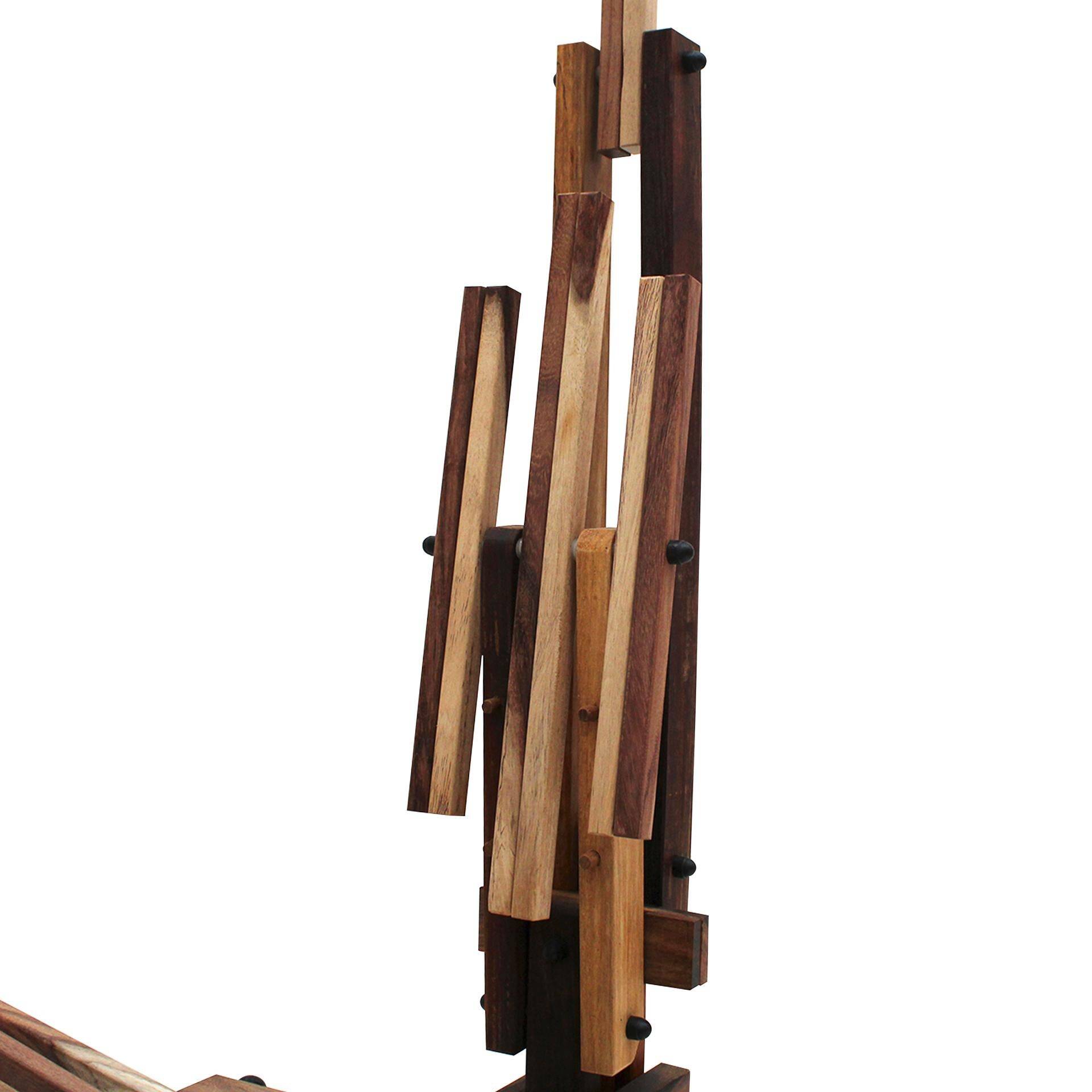 Italian Sculptural Wooden Chairs Sono by Anacleto Spazzapan, 1980s, Set of Two