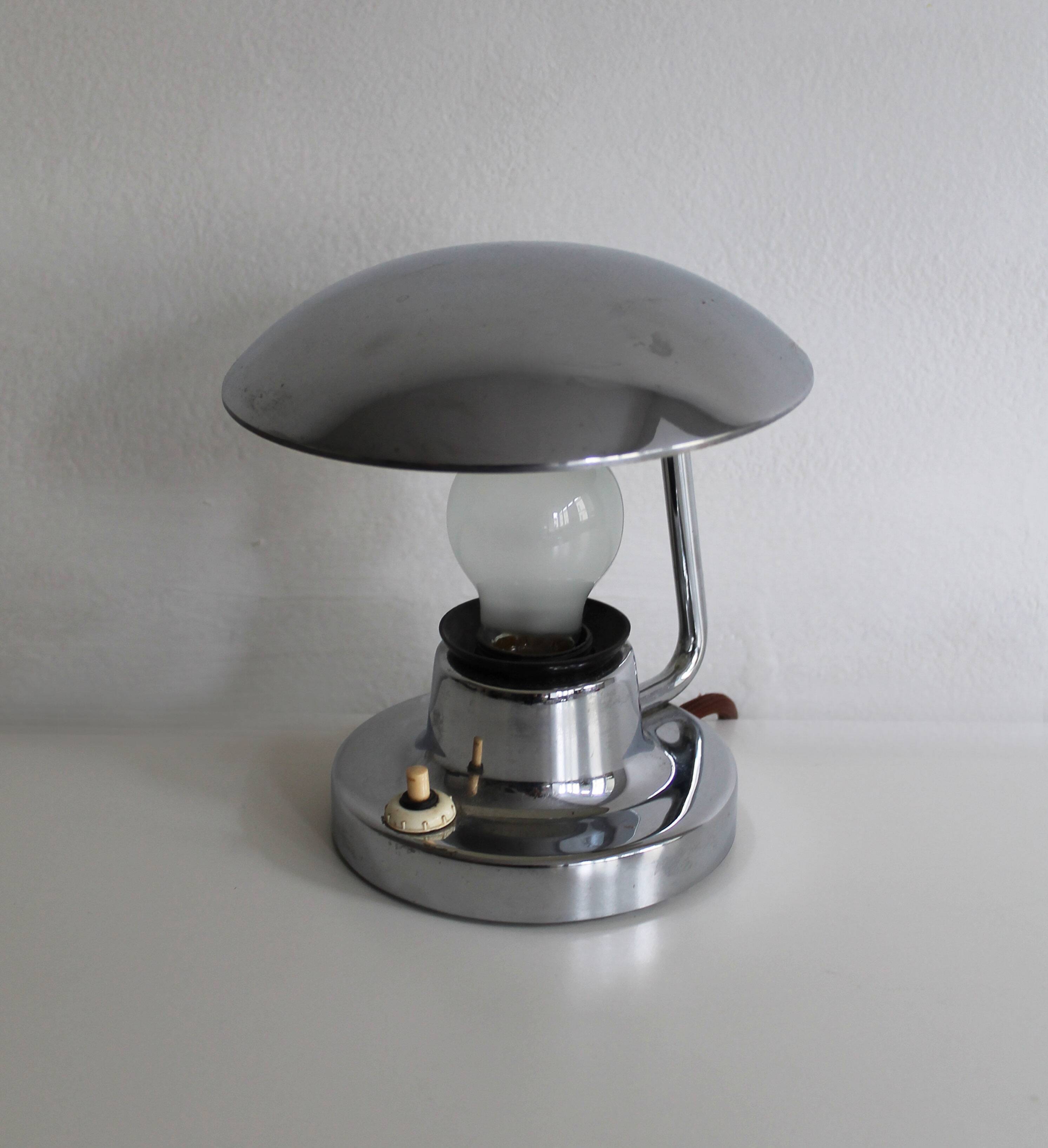 Pair of 1950's Modernist table lamps by Josef Hurka for Napako