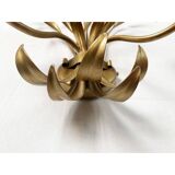 Contemporain or florentin fer forgé oreilles applique murale