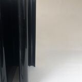 Vinyl door / black plexiglass magazine holder