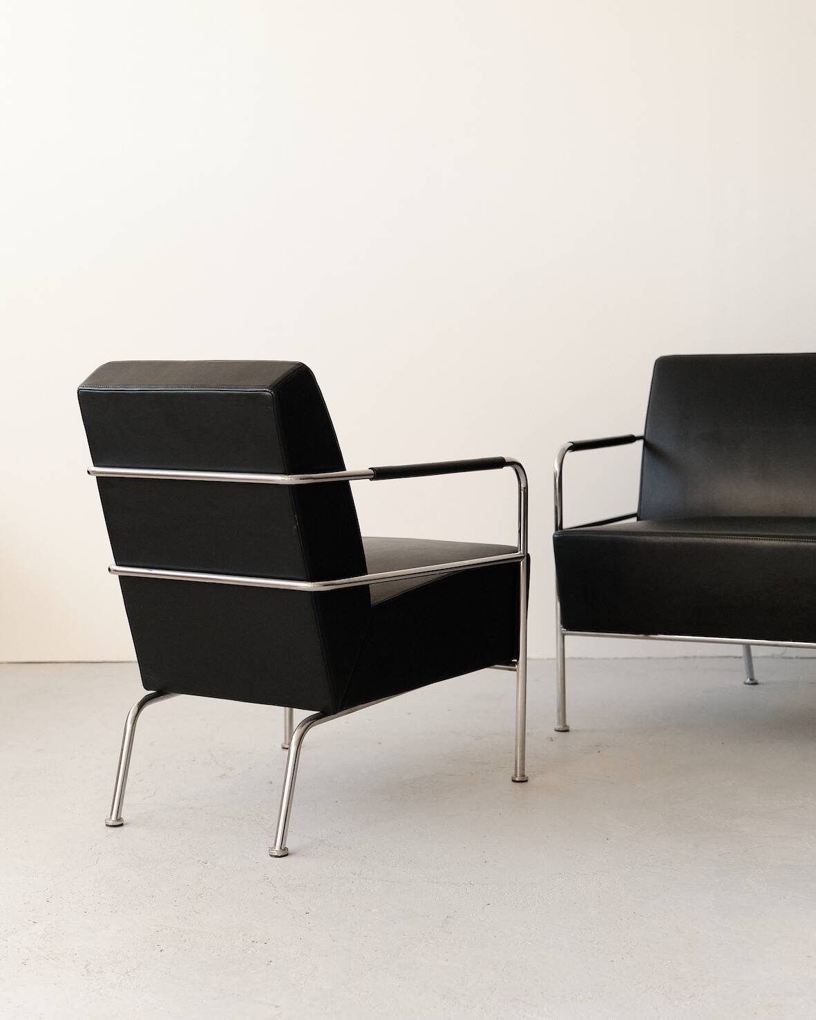 Canapé et fauteuil par Gunilla Allard, années 1990