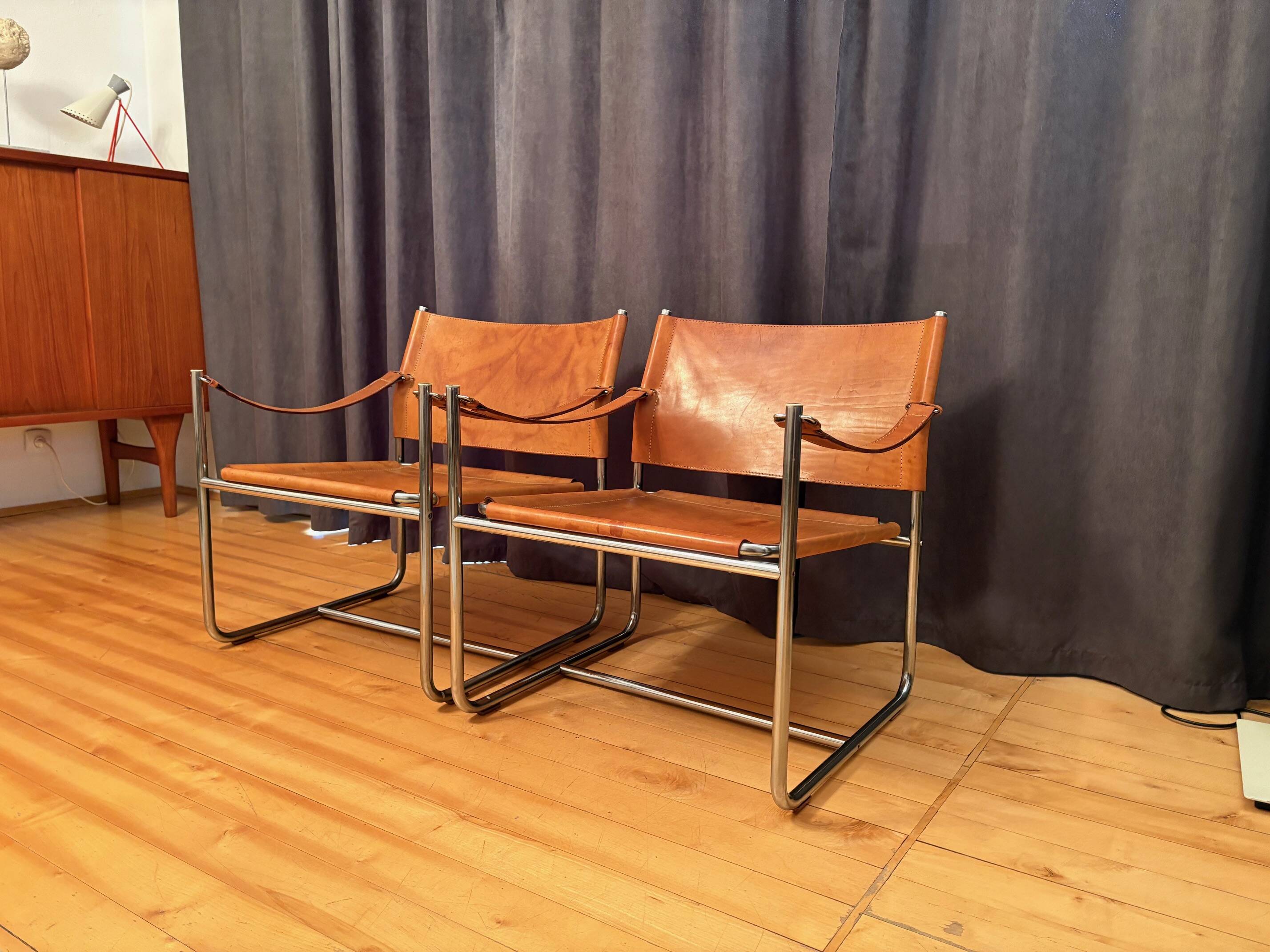 A pair of Amiral armchairs, designed by Karin Mobring, Ikea, Sweden, 1970s.