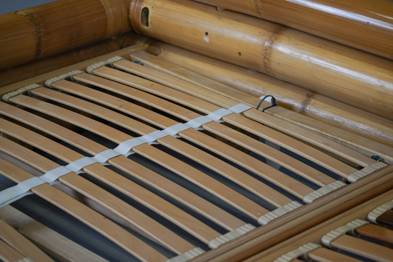 Vintage bamboo bedframe, Asia 1990s