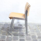 Model 40/4 stacking chairs by David Rowland for Howe, Denmark 1964