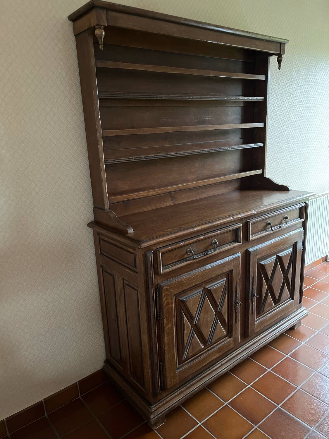 Antique oak sideboard