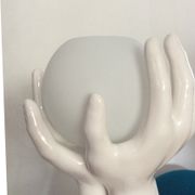 40cm ceramic hands lamp