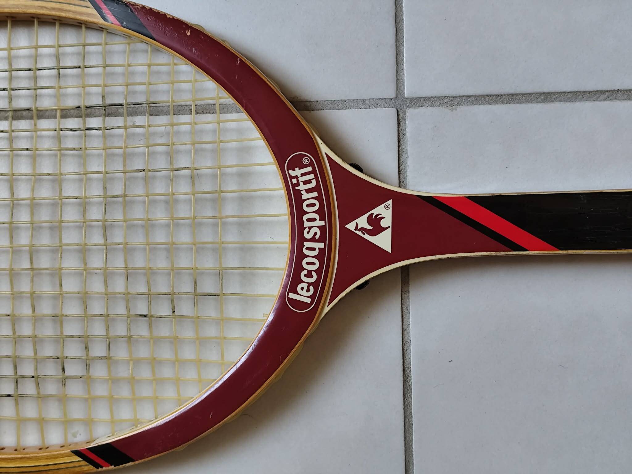 Racket Le Coq Sportif model Scorpion "Endorsed by Roscoe Tanner"