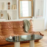 Green marble coffee table