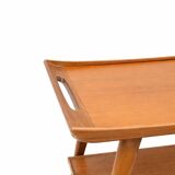 Mid-century German teak bar cart  Manufactured by Opal Furniture, 1960s