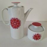Hans théo baumann coffee pot and sugar bowl for thomas