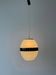 Plexiglass ceiling light in the shape of an egg, 1960s, Italy