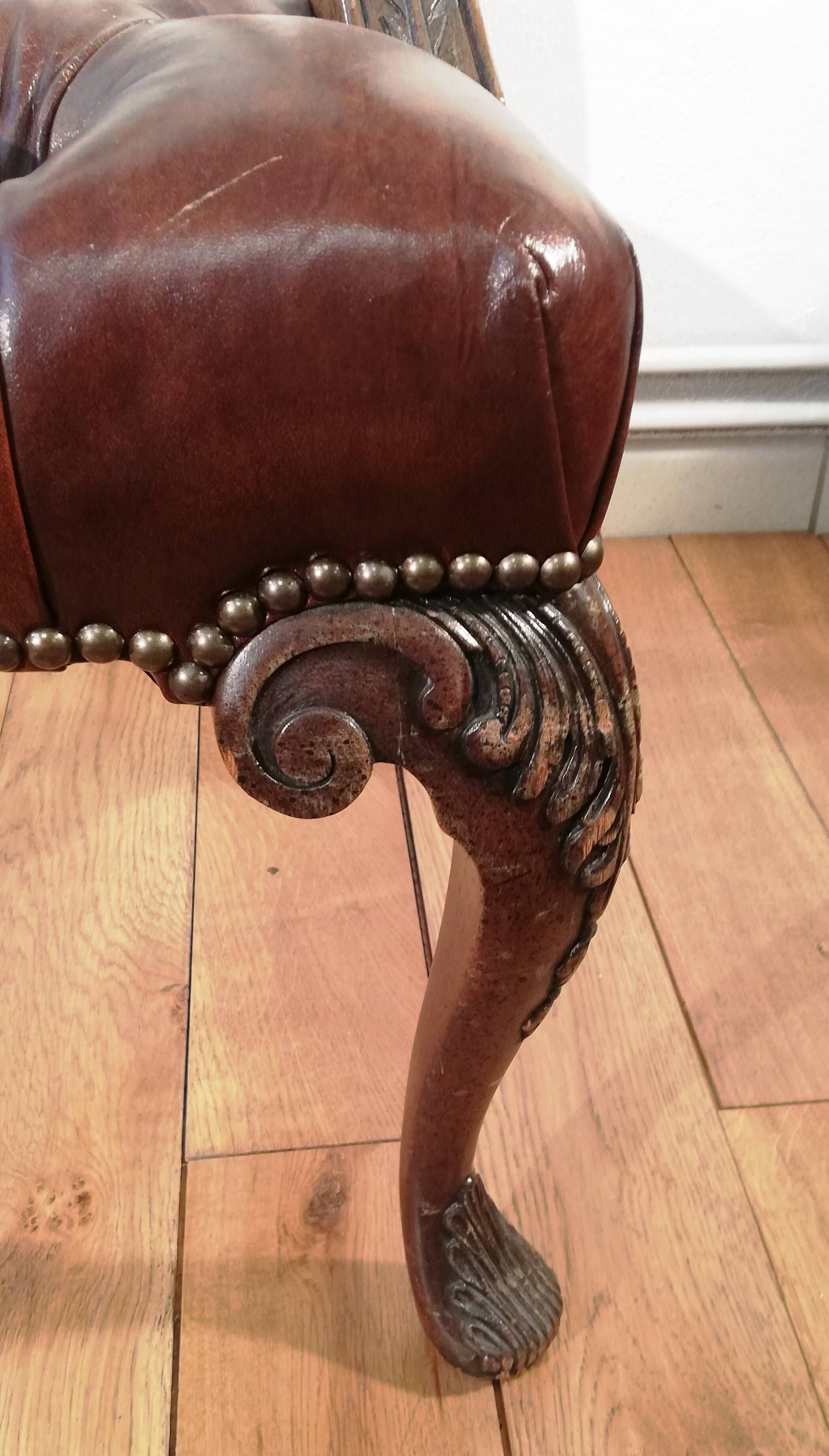 Chippendale office chair