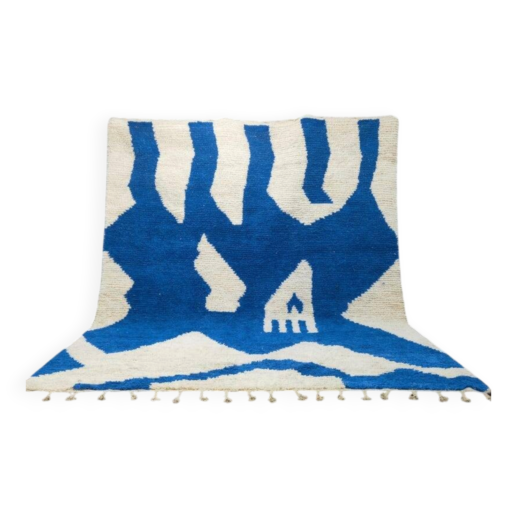 Large wool Berber rug decorated 250/300