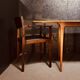 Extendable dining room table model t2 mid-century teak by Tom Robertson for McIntosh 1960s
