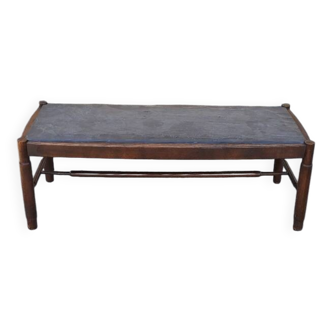 Table basse 1960 plateau ardoise