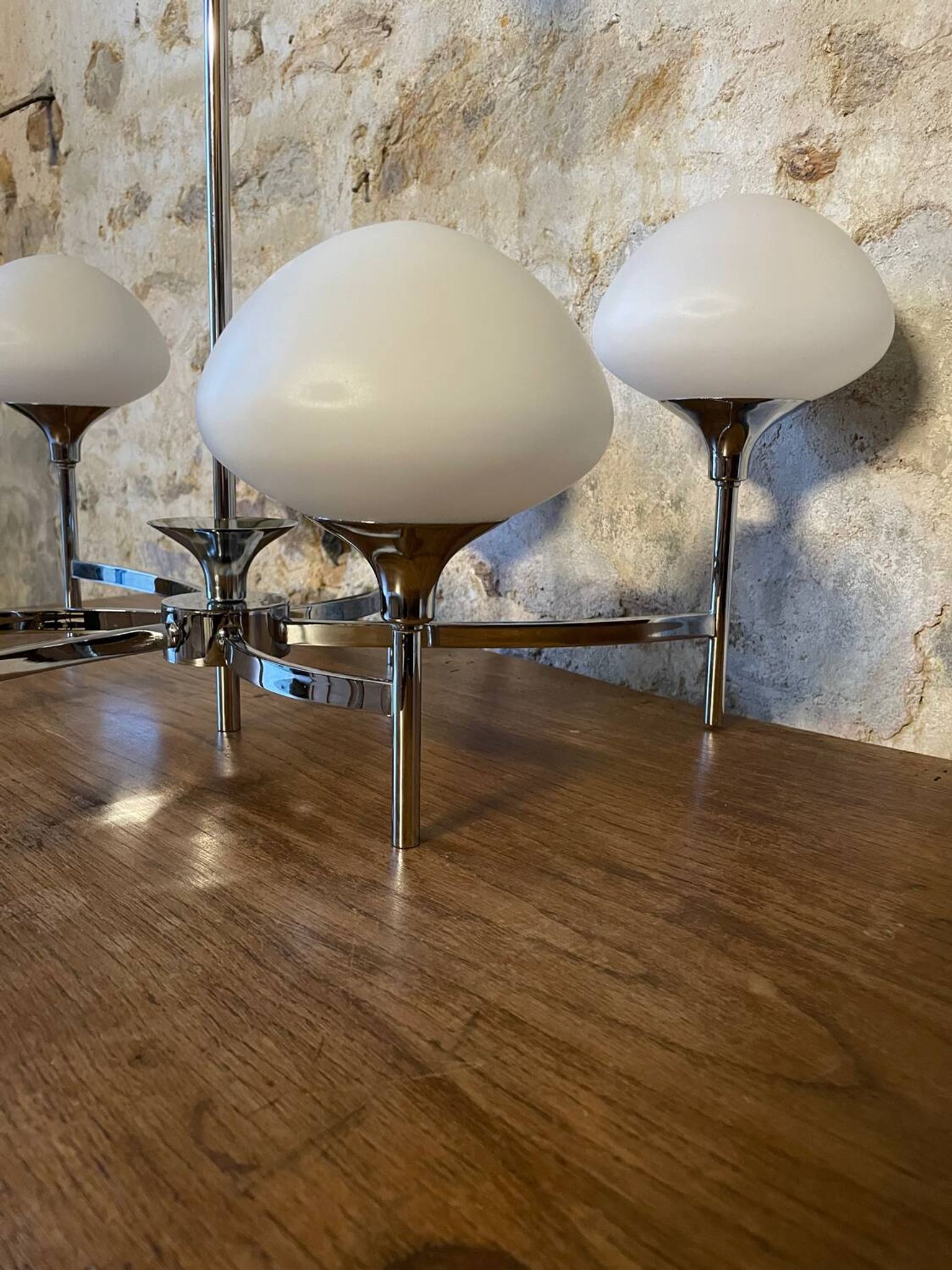 Asymmetrical chandelier Goffredo Reggiani 1970s