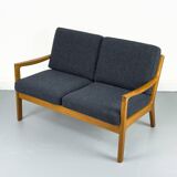 Vintage Two-Seater Senator Sofa in Teak by Ole Wanscher