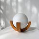 1980s pin support ball desk lamp
