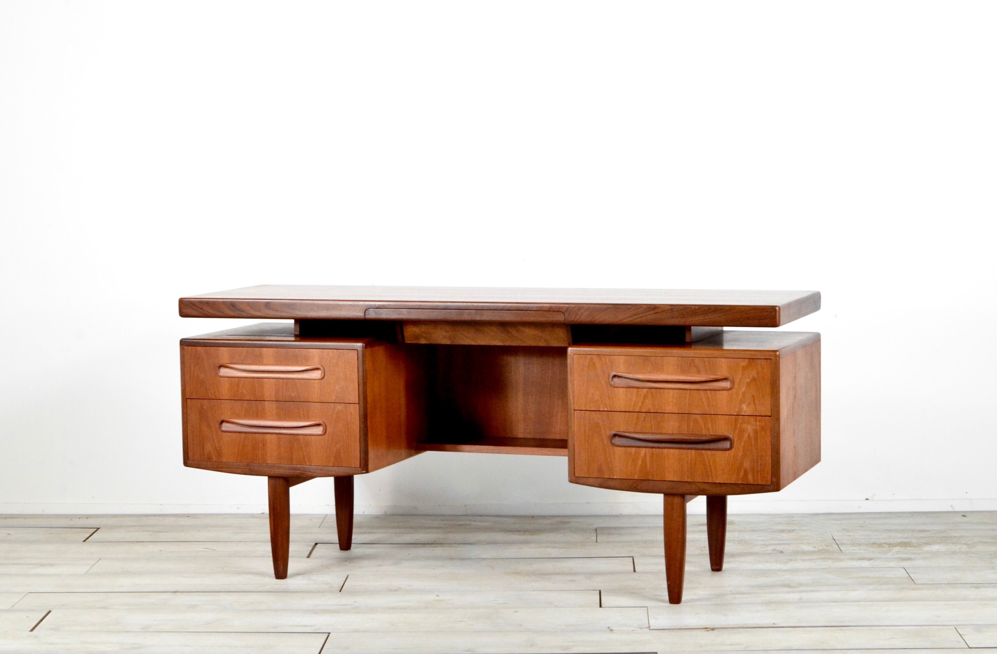 Danish style mid-century teak desk Kofod Larsen for G-Plan