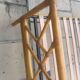 Lit bambou rotin vintage