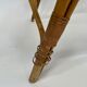 Vintage rattan table side table bamboo rattan 60's