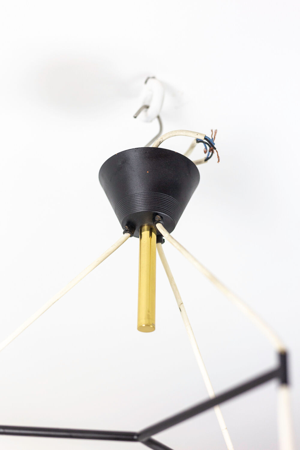 Suspension in granite resin and gilded brass, 1950s