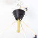 Suspension in granite resin and gilded brass, 1950s