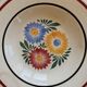 Antique hollow plate made of Creil and Montereau ironstone Veritas