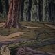 Lithograph by Henri Rivière Aspects of Nature - The Forest