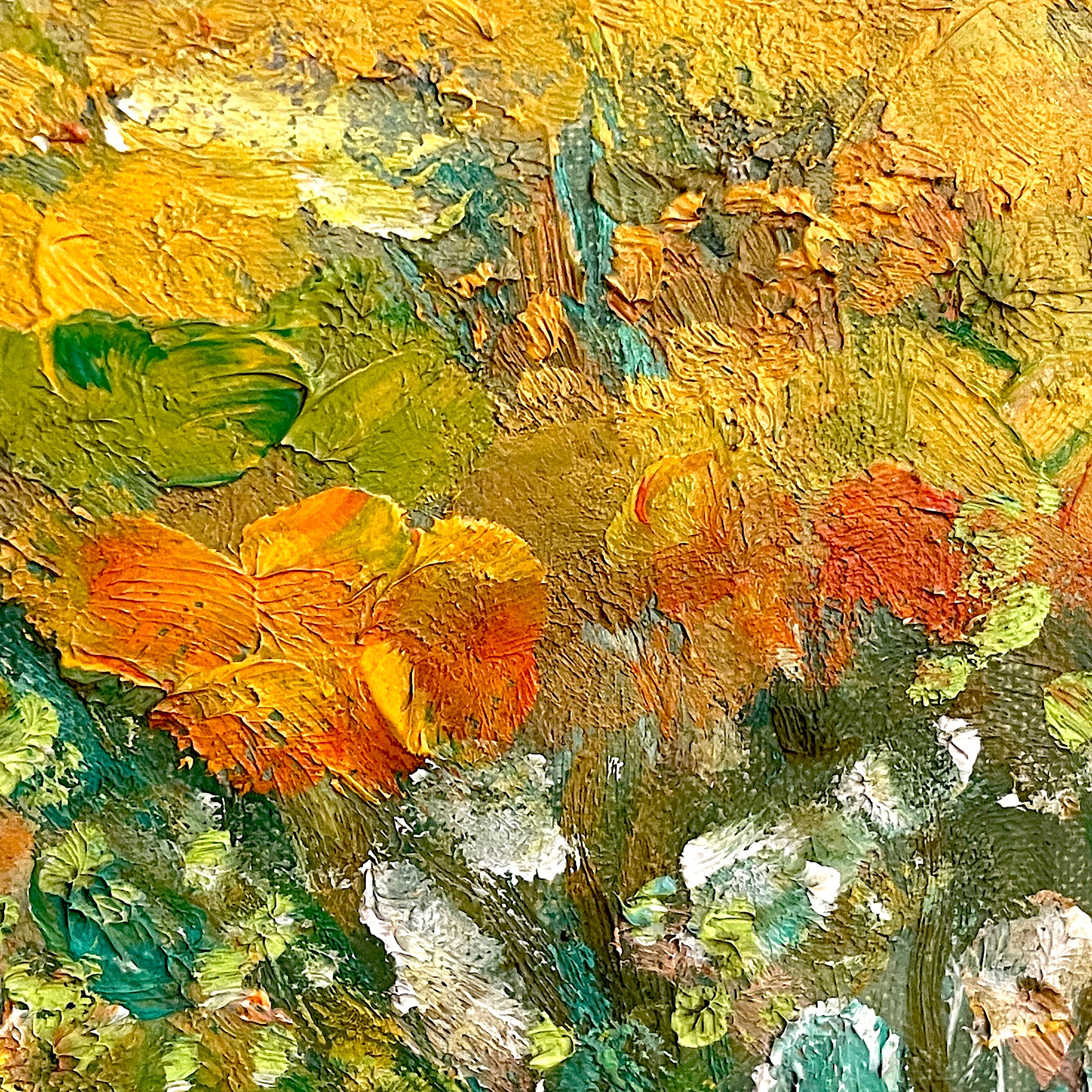 Impressionist painting, Robert Crommelynck " Landscape of Animated Fagne ", ca 1947