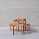 'Dordogne' Mid-Century Rush Dining Chairs