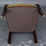 Pair of chairs in Walnut style catering