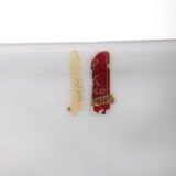 Large AK Kaiser porcelain vase with a white shell fossil pattern