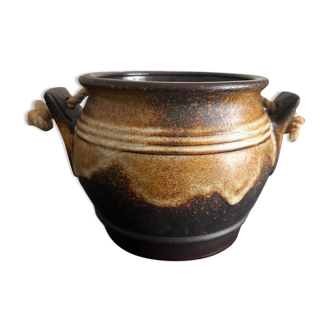 ceramic and rope pot cover