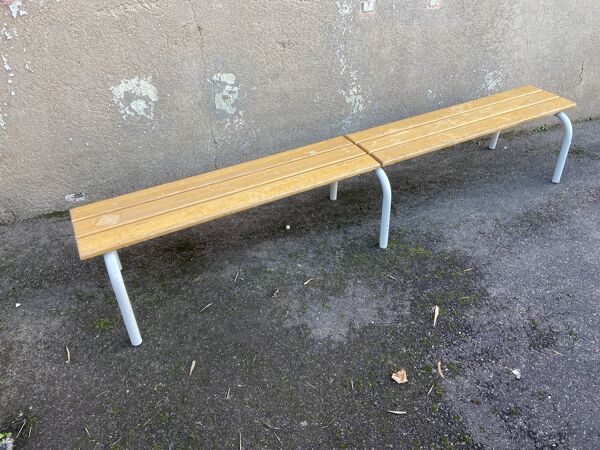 Banc d'école enfant industriel mullca 1960s