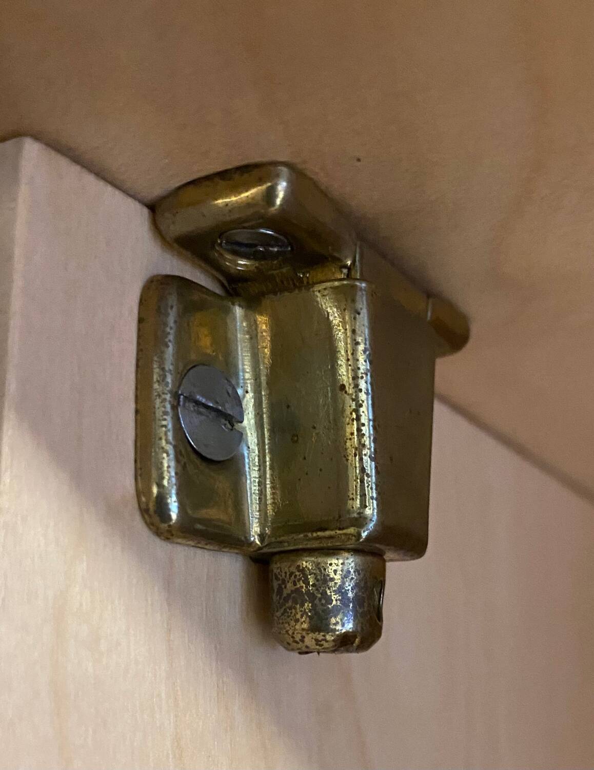 Vintage wardrobe with compass feet