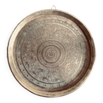 Antique copper tray