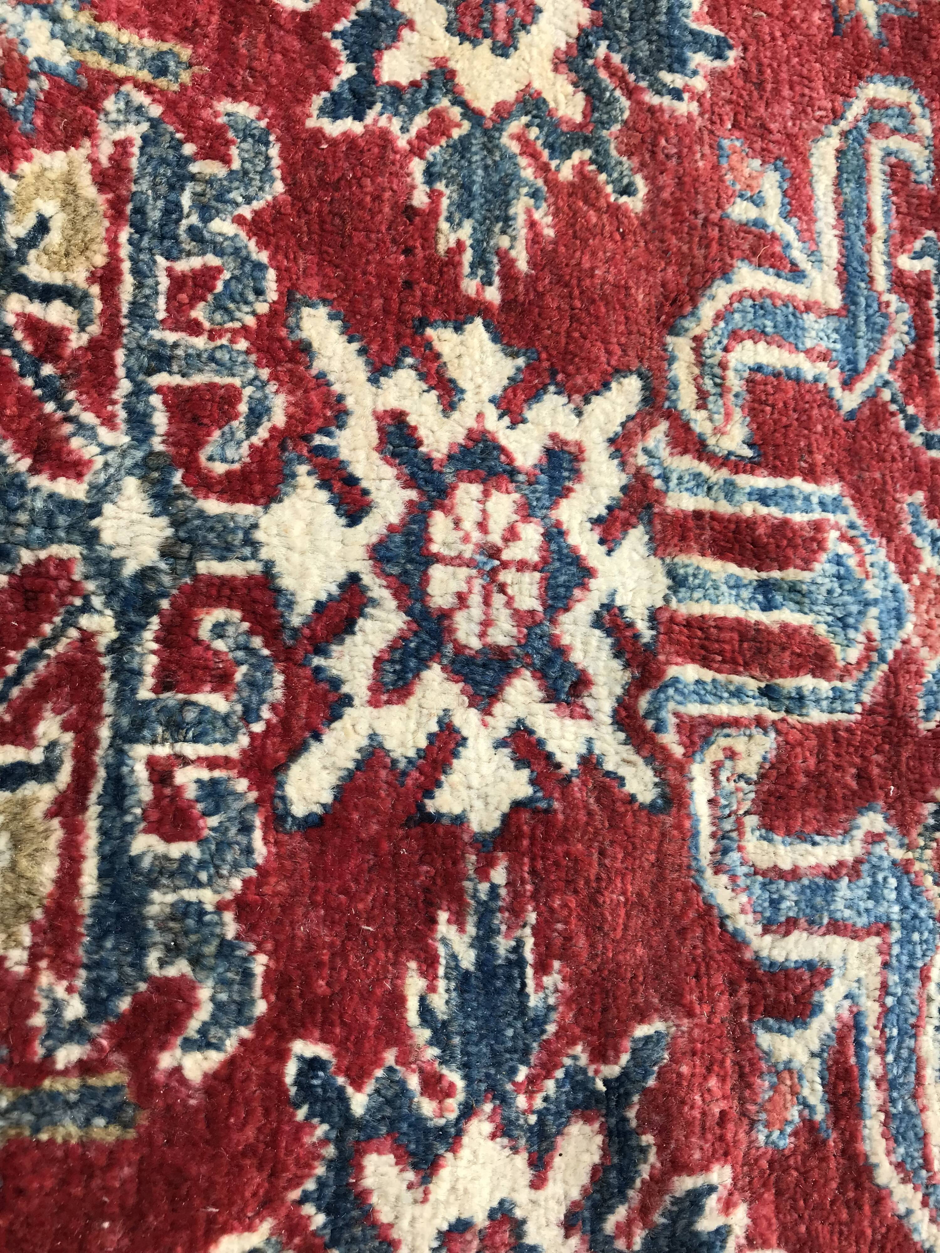 222X310cm hand made afghan Chobi rug