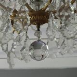 Bronze and Crystal chandelier