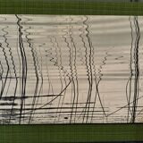 1960 modernist photo mounted on a wooden panel