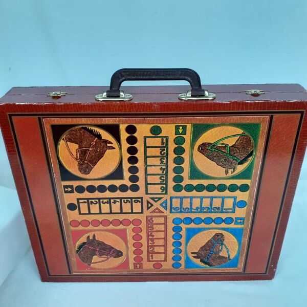 mallette de jeux de société  - vintage 80'